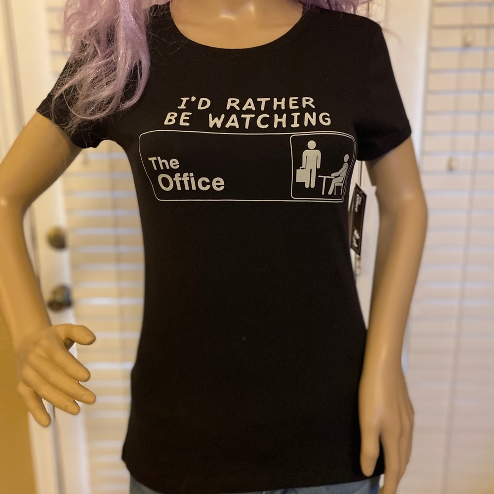 I’d Rather Be Watching 'The Office' Tee Small NWT